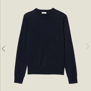 Sandro navy blue wool sweater